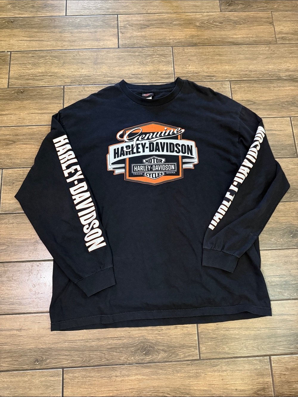 Genuine Harley Davidson Vintage Long Sleeve Tee Antelope Valley Lancaster CA